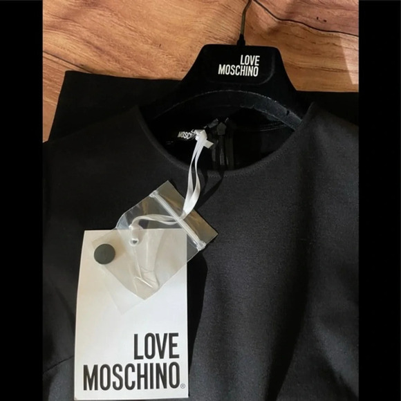 LOVE Moschino Sleeveless Dress w/Double Heart Belt - Picture 9 of 10